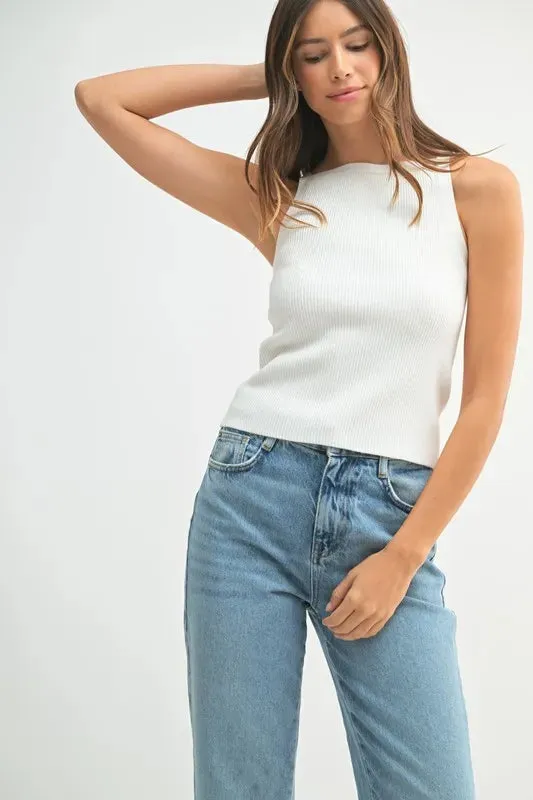 MABLE Ribbed Knit Tank sold by Charming Charlie product image thumbnail 4