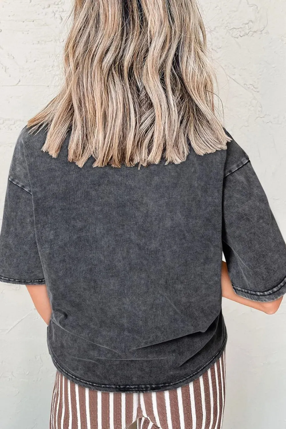 Graphic Mineral Washed Vintage Tee sold by Charming Charlie product image thumbnail 2