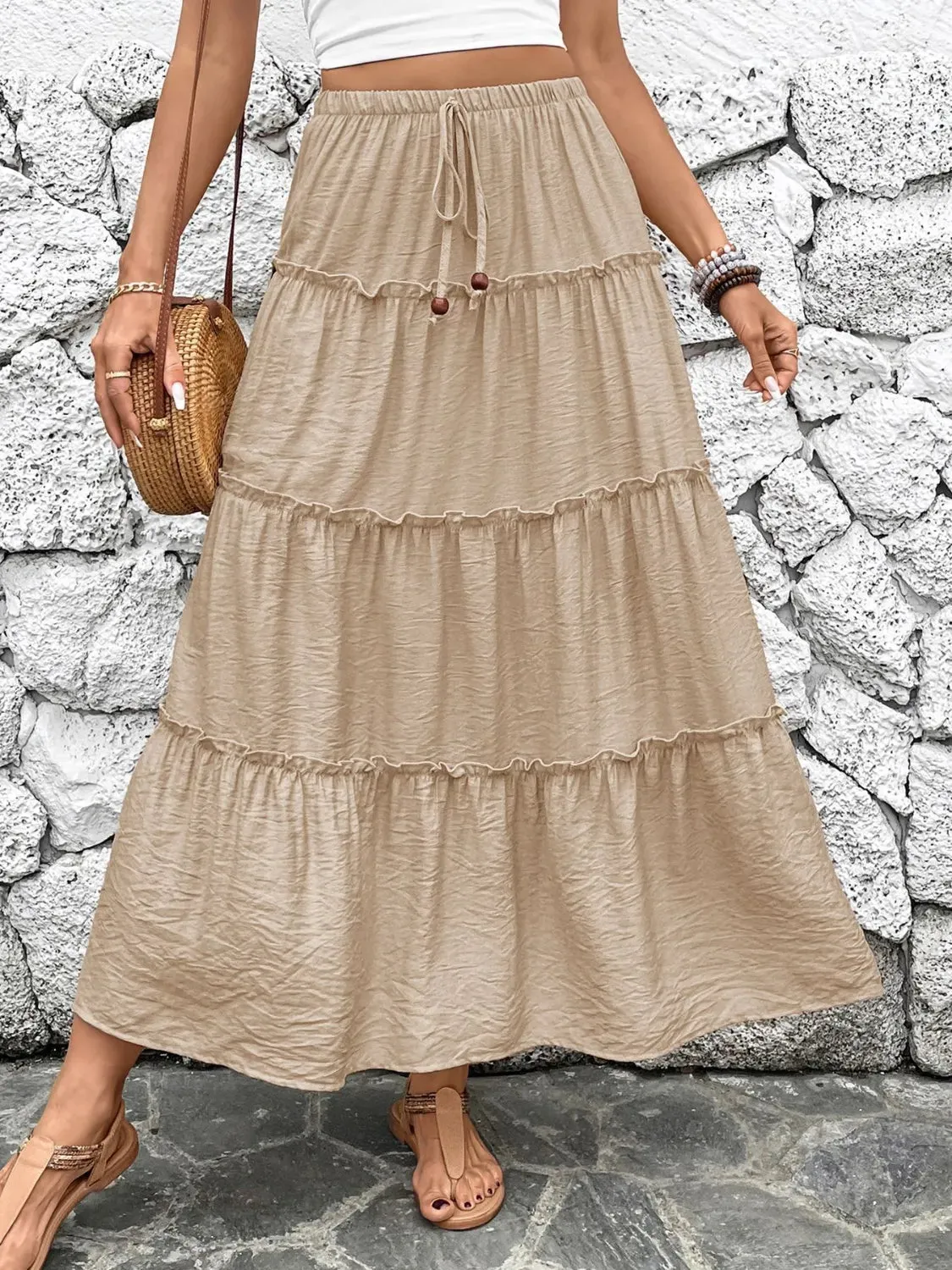 Frill Tiered Skirt sold by Charming Charlie product image thumbnail 2