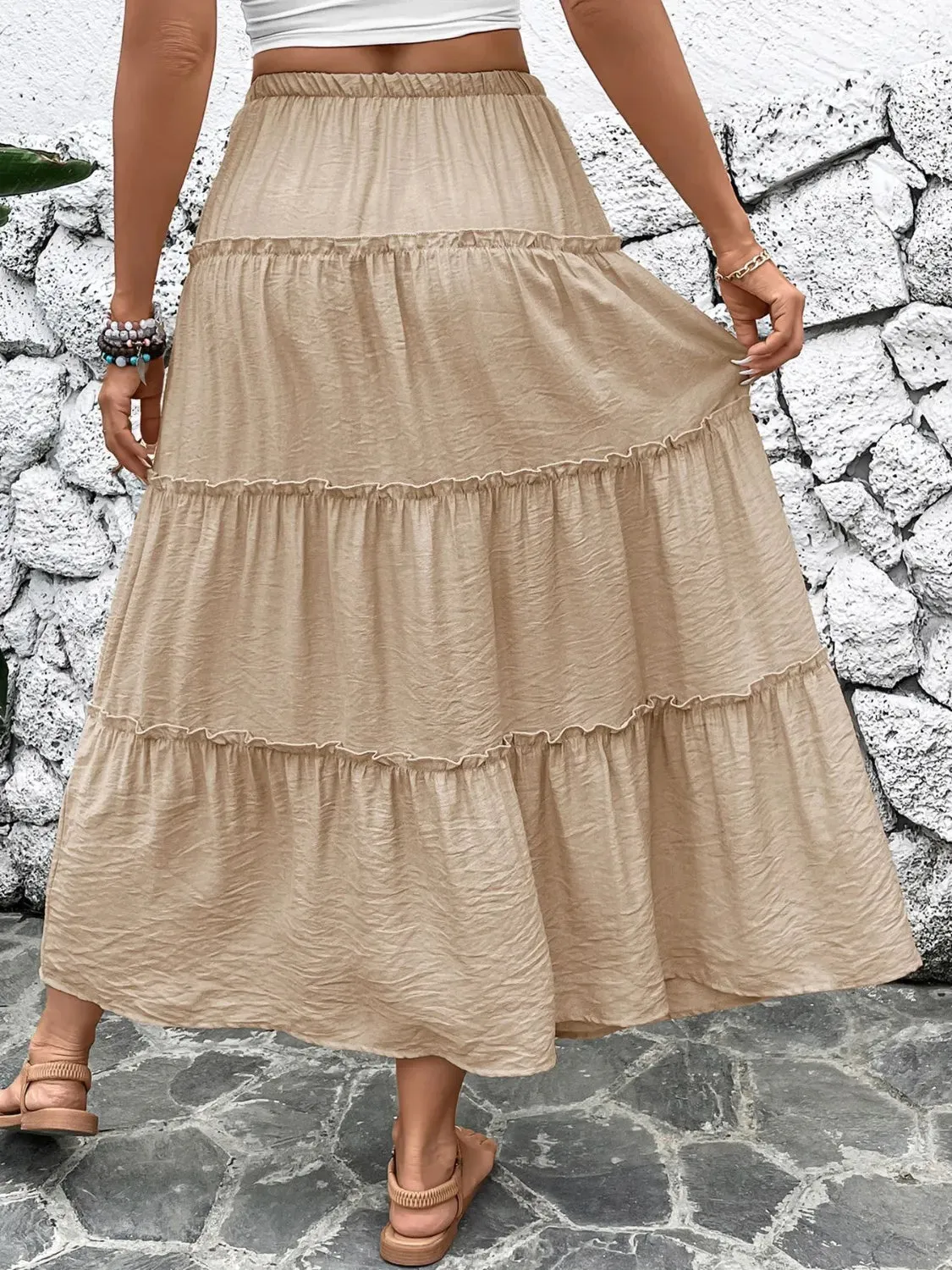 Frill Tiered Skirt sold by Charming Charlie product image thumbnail 5