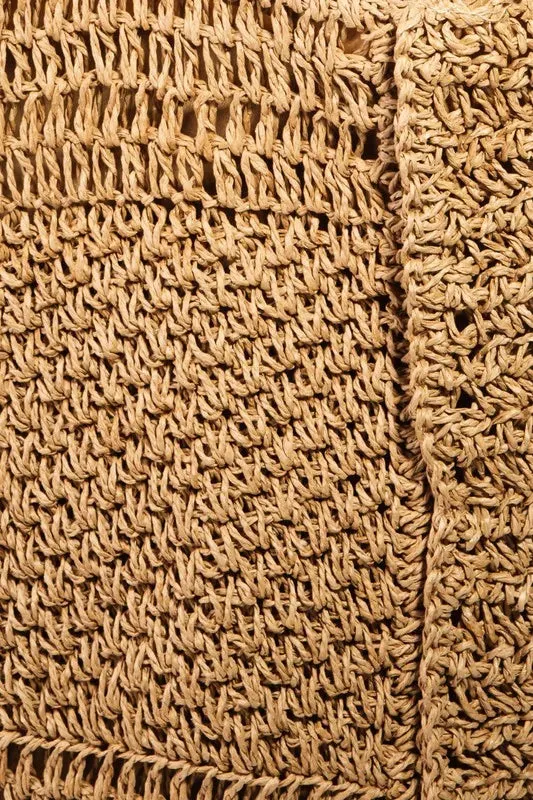 Fame Straw Knit Tote Bag sold by Charming Charlie product image thumbnail 2