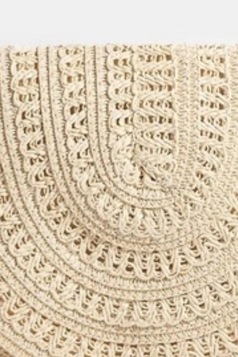 Fame Woven Pattern Straw Crossbody Bag sold by Charming Charlie product image thumbnail 3