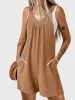 V-Neck Wide Strap Romper sold by Charming Charlie