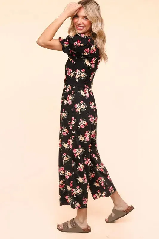 Haptics Flora Knit Spring Jumpsuit With Side Pockets sold by Charming Charlie product image thumbnail 5