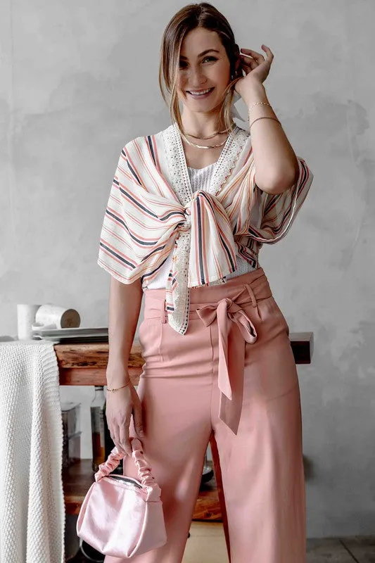 Pink East Hampton Pants sold by Charming Charlie