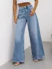 Distressed Wide Leg Jeans sold by Charming Charlie