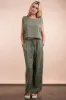 VERY J Solid Woven Top & Pants Set sold by Charming Charlie
