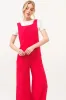 And The Why Gauze Loose Fit Tied Back Overalls sold by Charming Charlie