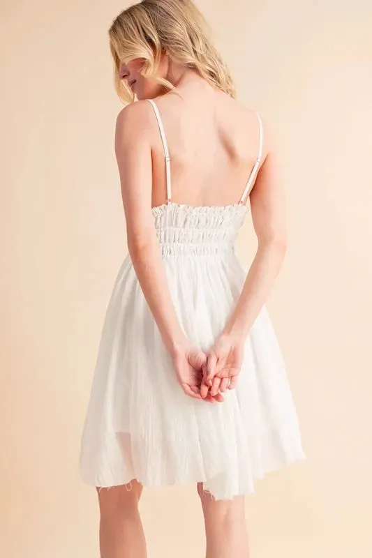 Aemi+Co Lace Detail Mini Cami Dress sold by Charming Charlie product image thumbnail 2