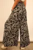 VERY J Plus Size Printed Wide Leg Pants sold by Charming Charlie