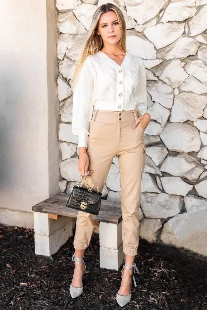 Button Front Chunky Cardigan sold by Charming Charlie product image thumbnail 2