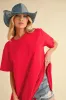 Aemi+Co Round Neck Short Sleeve Oversized T-Shirt sold by Charming Charlie