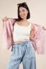 VERY J Plus Size Oversized Crochet Button Down Shirt Top sold by Charming Charlie