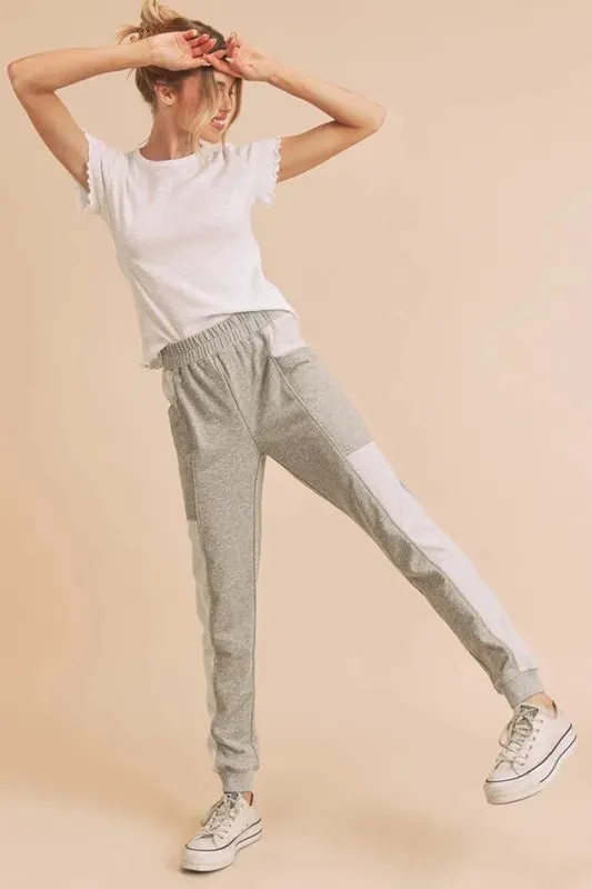 Aemi+Co Round Neck Lettuce Hem Short Sleeve T-Shirt sold by Charming Charlie product image thumbnail 3