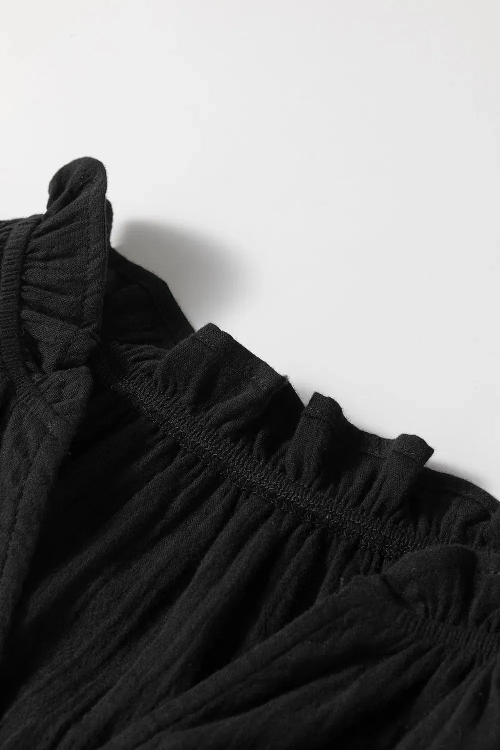 Ruffled Shoulder Notched Shift Tank Top sold by Charming Charlie product image thumbnail 5