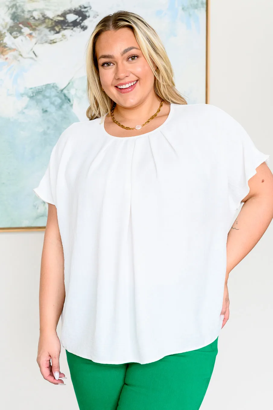 Mild Moments Pleat Detail Top sold by Charming Charlie product image thumbnail 2
