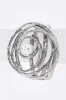 Pearl Accent Oversize Textured Hinged Bangle sold by Charming Charlie