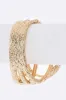Pearl Accent Oversize Textured Hinged Bangle sold by Charming Charlie