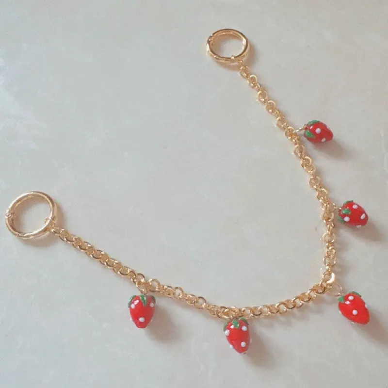 Sweet Strawberry Drops Bag Charm sold by Charming Charlie