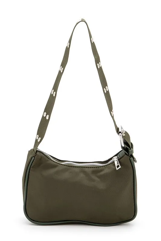 Adjustable Strap Nylon Y2K Shoulder Bag sold by Charming Charlie product image thumbnail 2