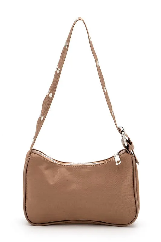 Adjustable Strap Nylon Y2K Shoulder Bag sold by Charming Charlie