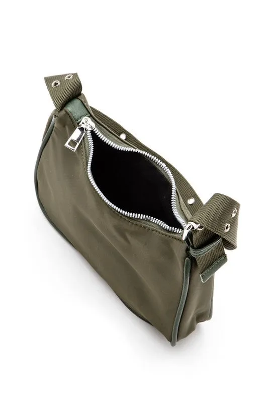 Adjustable Strap Nylon Y2K Shoulder Bag sold by Charming Charlie product image thumbnail 4