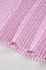 Cotton V neck Pink Striped Dolman Sleeve Blouse sold by Charming Charlie