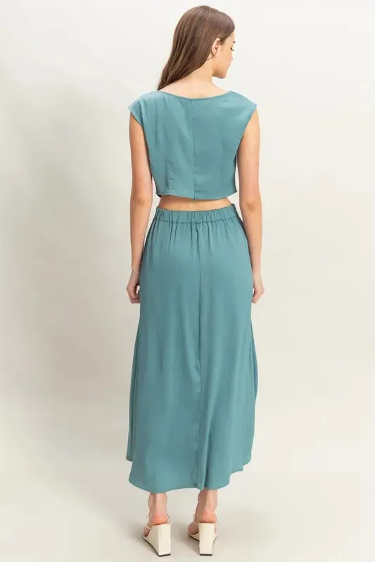 HYFVE Sleeveless Top and Maxi Skirt Set sold by Charming Charlie product image thumbnail 2