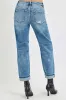 RISEN Plus Size iHigh Rise Ankle Boyfriend Distressed Jeans sold by Charming Charlie