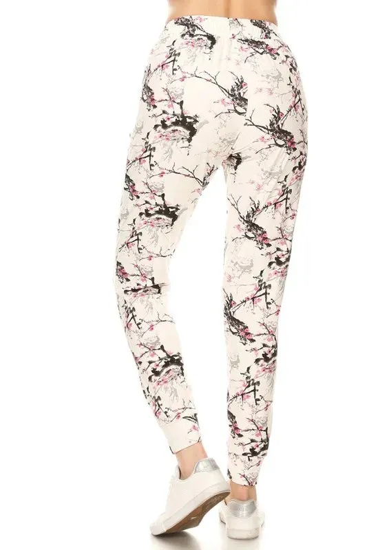Leggings Depot Buttery Soft Printed Joggers with Drawstring sold by Charming Charlie product image thumbnail 3