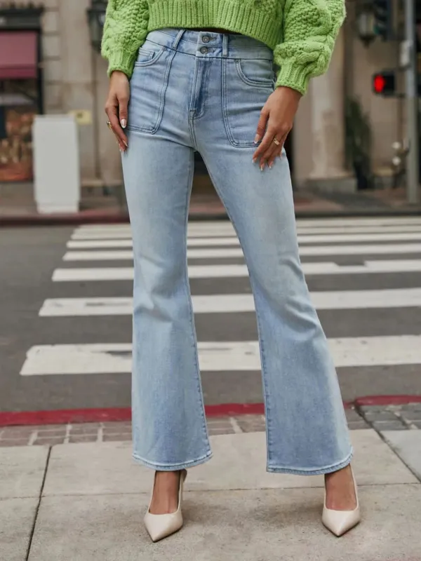 Bootcut Jeans with Pockets sold by Charming Charlie