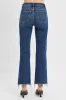RISEN Plus Size Tummy Control High Rise Crop Straight Raw Hem Jeans sold by Charming Charlie