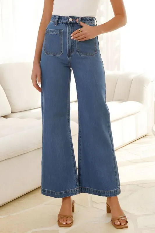 High Waist Flare Jeans sold by Charming Charlie