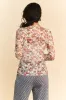 Davi & Dani Floral Print Mesh Long Sleeve Layering Top sold by Charming Charlie