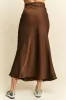 Davi & Dani High Waist Midi Skirt sold by Charming Charlie