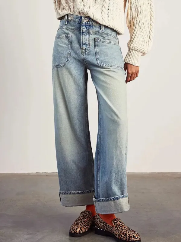 Pocket Front Loose Fit Jeans sold by Charming Charlie