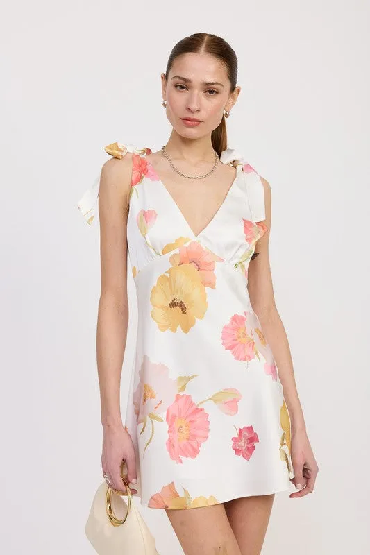 SHOULDER BOWTIE MINI DRESS sold by Charming Charlie product image thumbnail 4