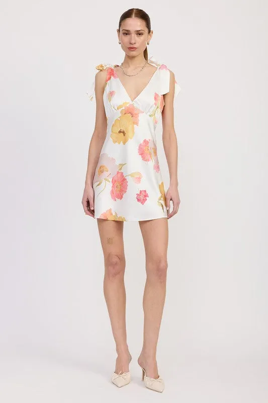 SHOULDER BOWTIE MINI DRESS sold by Charming Charlie product image thumbnail 5