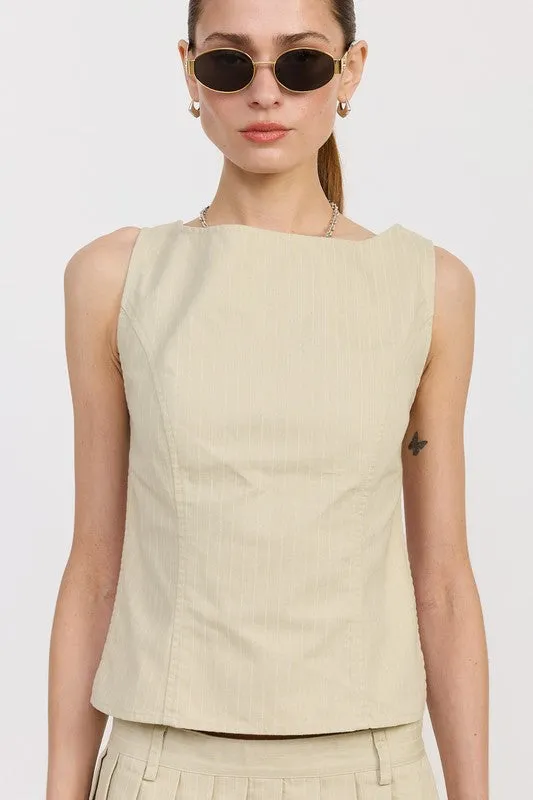 BACKLESS RIDER TOP sold by Charming Charlie product image thumbnail 2