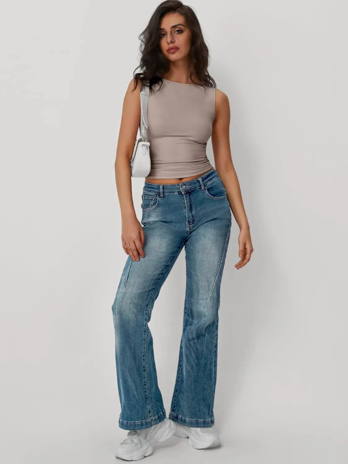 Solid Round Neck Tank sold by Charming Charlie product image thumbnail 3