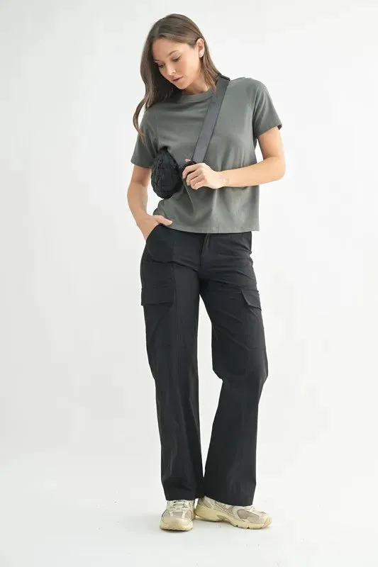 MONO B Round Neck Short Sleeve T-Shirt sold by Charming Charlie product image thumbnail 3