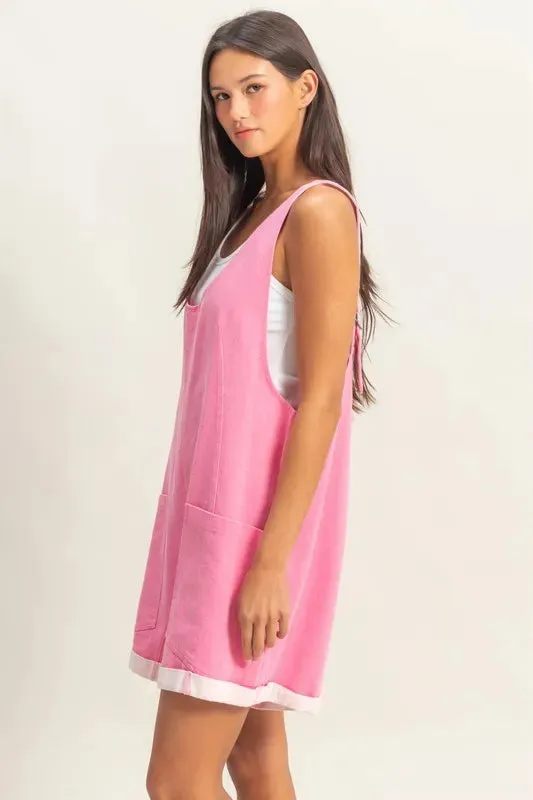 HYFVE V-Neck Pocket Detail Romper sold by Charming Charlie product image thumbnail 2