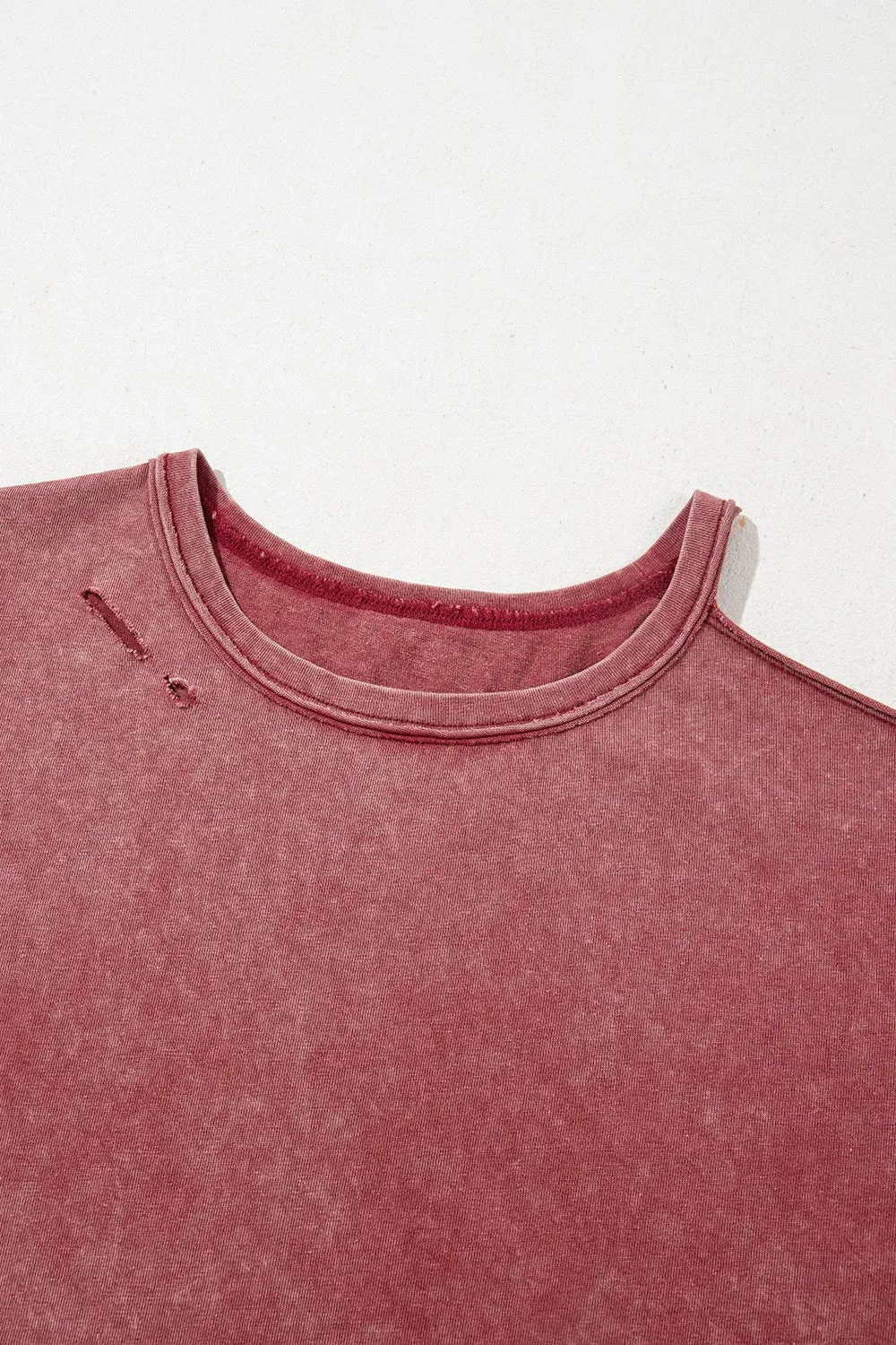 One Shoulder Half Sleeve Oversized Tunic T Shirt sold by Charming Charlie product image thumbnail 5