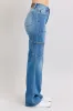 Judy Blue Full Size High Waist 90's Straight Jeans Plus Size sold by Charming Charlie