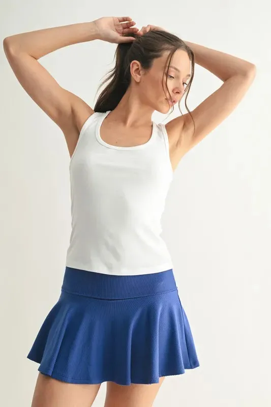 MONO B Slim Fit Scoop Neck Tank sold by Charming Charlie