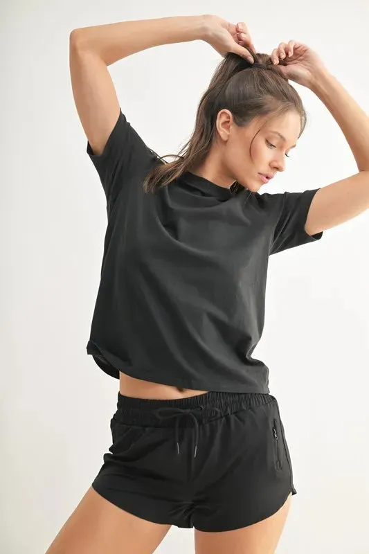 MONO B Round Neck Short Sleeve T-Shirt sold by Charming Charlie product image thumbnail 2