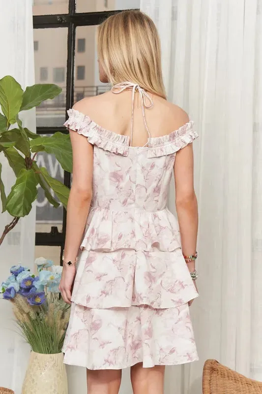 ADORA Flowy Texture Trim Dress sold by Charming Charlie product image thumbnail 3