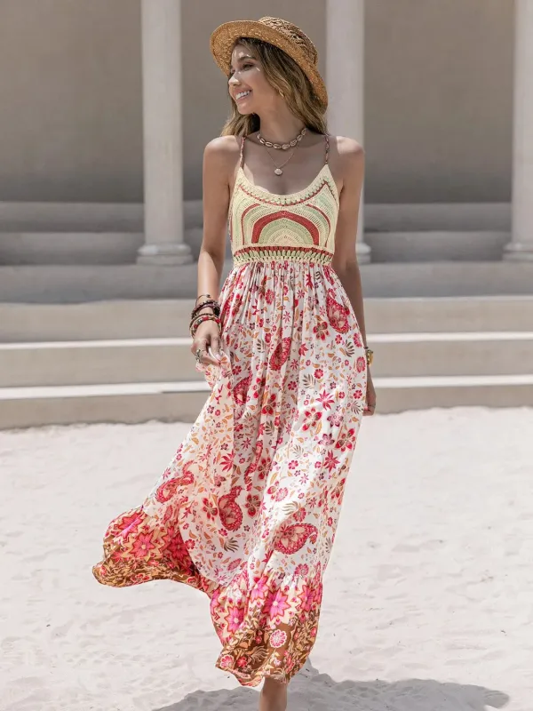 Printed Scoop Neck Cami Dress sold by Charming Charlie