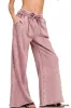 Zenana Acid Wash Fleece Palazzo Sweatpants with Pockets sold by Charming Charlie