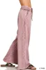 Zenana Acid Wash Fleece Palazzo Sweatpants with Pockets sold by Charming Charlie